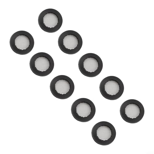 3/4 für BSP-Schlauch-Unterlegscheibe mit Netzfilter für Geschirrspüler, Duschventil und Armaturen, Sanitärsysteme (schwarz) von Desiumite