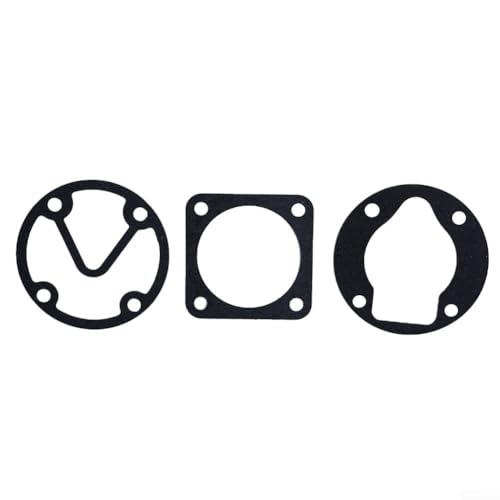 3 in 1 Luftkompressor Ventilplatte Dichtungen Unterlegscheiben Zylinderkopf Basis Ersatz Set mit 3 Stück für Typen A B C (A) von Desiumite