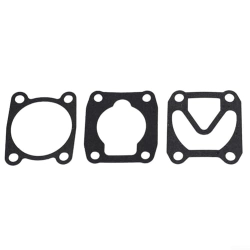 3 in 1 Luftkompressor Ventilplatte Dichtungen Unterlegscheiben Zylinderkopf Basis Ersatz Set mit 3 Stück für Typen A B C (B) von Desiumite