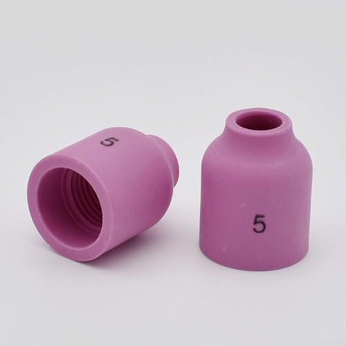 5 Stück WIG-Taschenlampen-Aluminiumoxiddüsen für SR WP 92025 17 18 26 Schweißanwendungen (53N59) von Desiumite