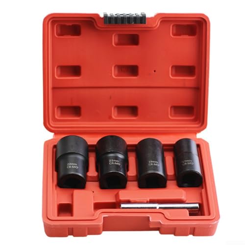 5-teiliges Radmutter-Entferner-Set mit Metallkonstruktion und tragbarem Koffer für effizientes Entfernen von Fahrzeugschrauben 5-teiliges Radmutter-Entferner-Set mit Metallkonstruktion und tragbarem Koffer für effizientes Entfernen von Fahrzeugschrauben von Desiumite