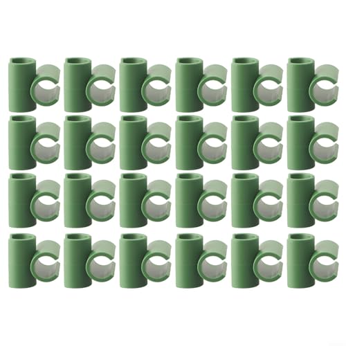 50 stabile Pflanzenverbinder-Clips für Gartenrahmen, perfekt zum Klettern von Gemüse und Obst (20 mm) von Desiumite