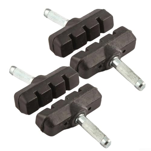 55 mm Gewinde-Pfostenblock-Bremse für Beläge für 48 Fahrräder, V-Bremsen-kompatible Schuhe bieten und zuverlässige Bremsleistung unter verschiedenen Bedingungen (4 Stück) von Desiumite
