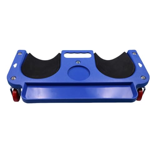 Autoreparaturroller, Kniepolster, mobile Auto-Reparaturbank mit robusten Rädern, professionelles Kniepolster, für Autoreparatur, Werkstatt, Bodenwartung (blau) von Desiumite