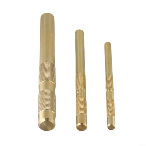 Desiumite 3-teiliges Messing-Drift-Stanzer-Set 3/4 1/2 3/8 Zoll Handwerkzeuge für den Heimgebrauch Autoreparatur Holzbearbeitung Herstellung Bergbau Industrie gerändelter Griff keine Beschädigung Desiumite 3-teiliges Messing-Drift-Stanzer-Set 3/4 1/2 3/8 Zoll Handwerkzeuge für den Heimgebrauch Autoreparatur Holzbearbeitung Herstellung Bergbau Industrie gerändelter Griff keine Beschädigung von Desiumite