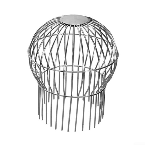 Desiumite 304 Edelstahl Fallrohr Sieb Mesh Guard Regen Dachrinne Filter Screen Leaf Debris Blocker für Home Drainage System (110 Röhren) von Desiumite