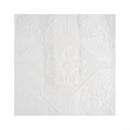 Desiumite 3D-Wandaufkleber, wasserdichte Schaumstoffplatte, selbstklebende Wandfliesen, Heimdekoration, Schalldämmung, 35 x 35 cm, 1,2 mm (1 Stück) von Desiumite