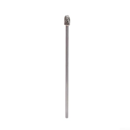 Desiumite 4-teiliges Hartmetall-Rotationsfräser-Set, Metall-Schleifkopf, 100 mm, Doppelschnitt-Fräser, Werkzeug für Holzschnitzerei, Entgraten, Metallpolieren von Desiumite