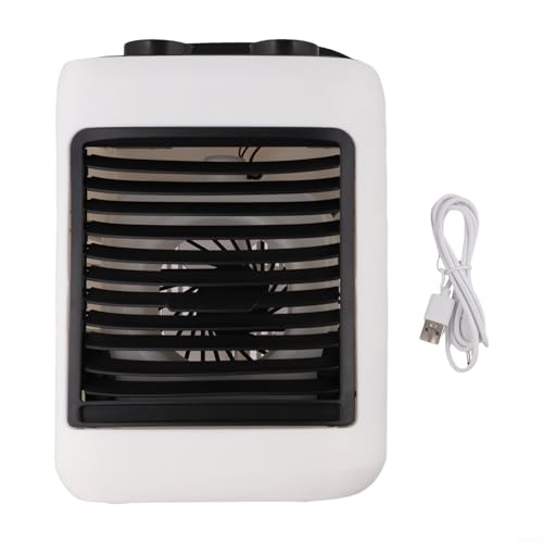Desiumite Air Cooling Fan With 6 Adjustable Speeds, USB Powered Portable Air Conditioner For Personal Use, Desktop Cooler For Home Office Camping Desiumite Air Cooling Fan With 6 Adjustable Speeds, USB Powered Portable Air Conditioner For Personal Use, Desktop Cooler For Home Office Camping von Desiumite