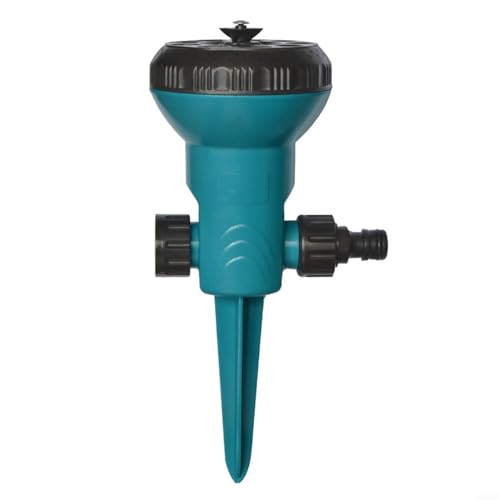 Desiumite Automatischer rotierender Gartensprinkler 360 Grad Wassersprühsystem für Rasen Gras Hof mit einstellbarer Durchflusskontrolle und einfacher Installation (B) von Desiumite