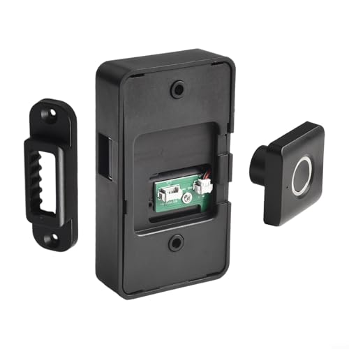 Desiumite Biometrisches Fingerabdruck-Schrank-Schubladenschloss, schlüsselloses elektronisches Sicherheitsschloss für die Aufbewahrung von Heimbüros, ABS-Material, Fingerabdruck- und Desiumite Biometrisches Fingerabdruck-Schrank-Schubladenschloss, schlüsselloses elektronisches Sicherheitsschloss für die Aufbewahrung von Heimbüros, ABS-Material, Fingerabdruck- und von Desiumite