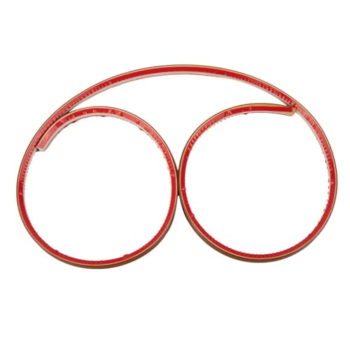 Desiumite CHIC 3D PVC Bordüre Streifen 1M zur Verwandlung Ihres Wohnraums mit Stil (Braun) von Desiumite