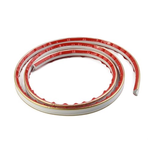 Desiumite CHIC 3D PVC Bordüre Streifen 1M zur Verwandlung Ihres Wohnraums mit Stil (Liniert Gold) von Desiumite