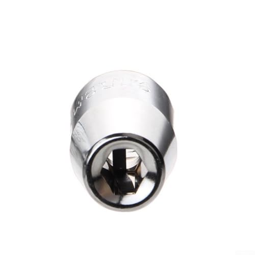 Desiumite Chrom-Vanadium-Stahl-Ratschen-Adapter-Set, 1/4 Zoll, 3/8 Zoll, 1/2-Zoll-Antrieb auf Sechskant-Bithalter, Konverter, hohe Härte, Schraubenschlüssel-Verlängerungswerkzeug für (1/2 x 8 mm) von Desiumite