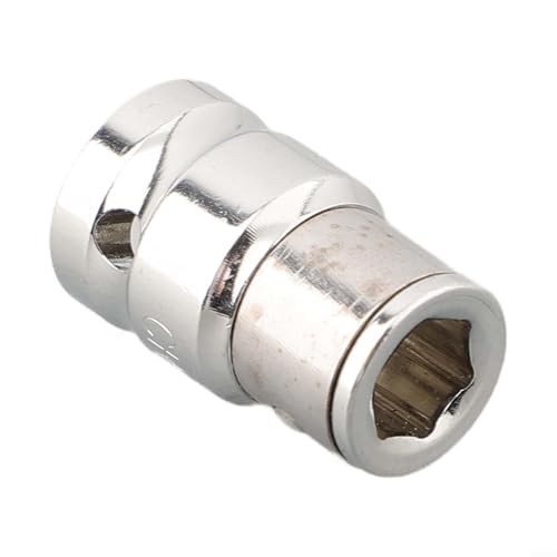 Desiumite Chrom-Vanadium-Stahl-Ratschen-Adapter-Set, 1/4 Zoll, 3/8 Zoll, 1/2-Zoll-Antrieb auf Sechskant-Bithalter, Konverter, hohe Härte, Schraubenschlüssel-Verlängerungswerkzeug für (3/8 x 8 mm) von Desiumite