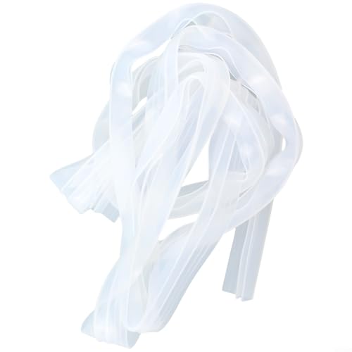 Desiumite Dichtungsstreifen für Badewannen- und Duschtüren, 2 m, für 6 mm Glasspalte, wasserdicht, Gummi, transparent, Badewannen-Schiebetür unten (SKU) von Desiumite