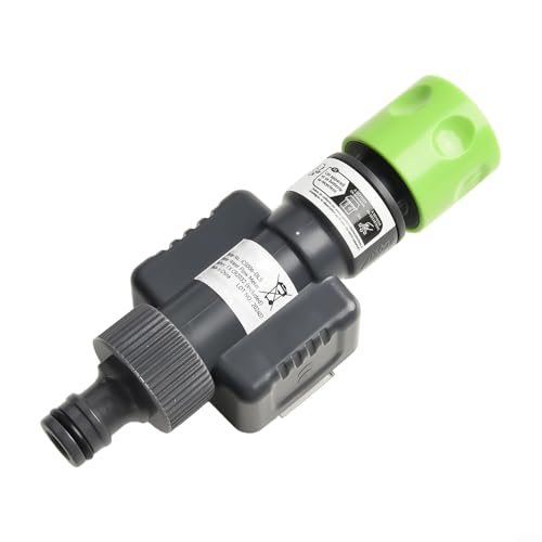 Desiumite Digitaler Wasserdurchflussmesser für 3/10.2 cm Gartenschlauch, Kunststoff Hall-Sensor-Messgerät mit realer und historischer Verbrauchsverfolgung, gut ablesbare Anzeige, genau von Desiumite