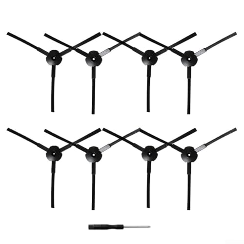 Desiumite Ersatz-Seitenbürsten-Set für 18510 18503 18600 V5 Roboterstaubsauger, 8-teiliges Eckenreinigungszubehör, Schraubendreher enthalten, einfach zu installieren Desiumite Ersatz-Seitenbürsten-Set für 18510 18503 18600 V5 Roboterstaubsauger, 8-teiliges Eckenreinigungszubehör, Schraubendreher enthalten, einfach zu installieren von Desiumite