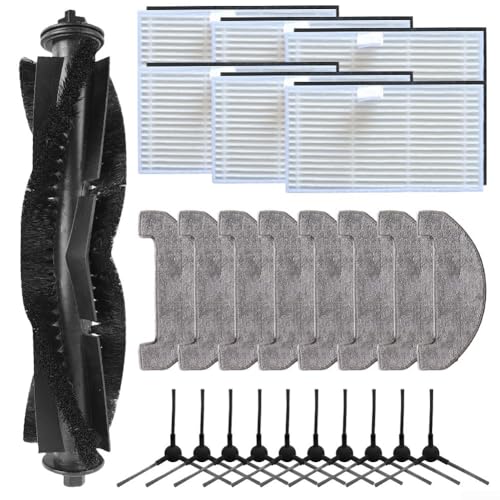 Desiumite Ersatz-Zubehör-Set für B15 Plus Staubsauger mit Rollenbürste, Mikrofaser-Wischmopp-Pad, Seitenbürsten-Filter-Set, Heimreinigung, Wartungszubehör (B) von Desiumite