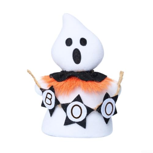 Desiumite Handgefertigte Zwergstatue Halloween Desktop Dekorationen Desktop Dekoration Baumwollfüllung Urlaub Serie Home Office Kamin Display Ornamente (A) von Desiumite