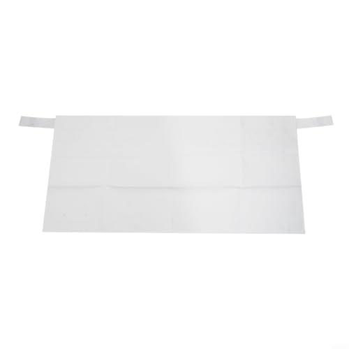 Desiumite Heizkörper-Staubschutz mit Spitzendesign, gesponnenes Leinen, atmungsaktiv, waschbar, einfache Passform, für Heizgerät, Dekoration, Weiß, 40–220 cm (40 cm) von Desiumite