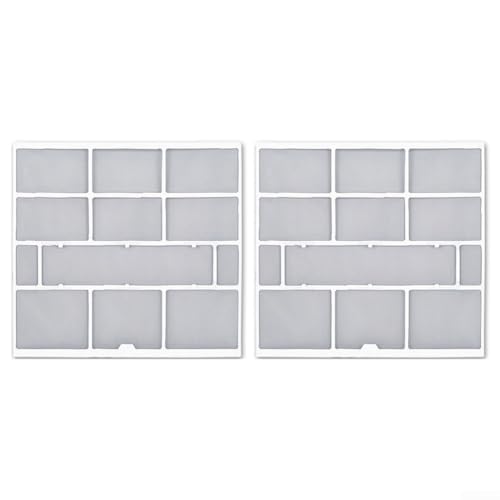 Desiumite Klimaanlagen-Staubfilter-Set für Inneneinheit, Hängefilter-Zubehör, Kunststoffnetz, verbessert die Systemeffizienz, einfach zu installieren (28,2 x 26,5 cm) von Desiumite