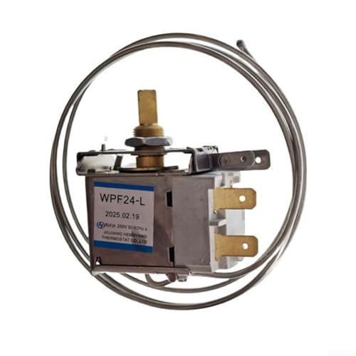 Desiumite Kühlschrank-Thermostat-Schalter, kompatibel mit WDF18 WDF20 WPF22 WPF24 Klemmen, Temperaturregulierung, Ersatzteil für Küchengeräte, 2 Stück (WPF24-L) von Desiumite
