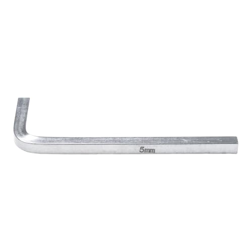 Desiumite L-förmiges Vierkantschlüssel-Set, 4-Punkt-Schraubendreher, Handwerkzeuge, Chrom-Vanadium-Stahlkonstruktion, 3 mm - 10 mm Länge, Werkstattausrüstung, Handwerkzeuge (5 mm) von Desiumite