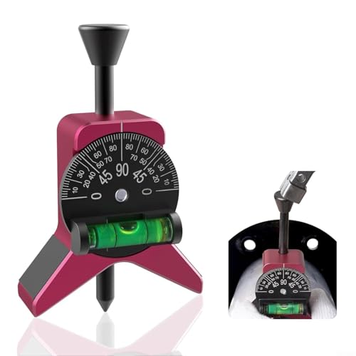 Desiumite Magnetisches Rohr-Zentrierwerkzeug mit verstellbarem Blasen-Winkelmesser, Y-förmig, eloxiertes Aluminium, starke Magnete für Rohrausrichtung, passend für 3,8 cm bis 15,2 cm Rohre von Desiumite