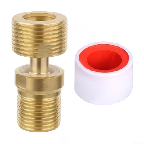 Desiumite Messing Duscharmatur-Adapter, verstellbares Schwenkwinkelventil, Wandhalterung, Badezimmer-Wasserhahn-Anschlusszubehör, Hochdruckbeständiges Zubehör (1 Stück) von Desiumite