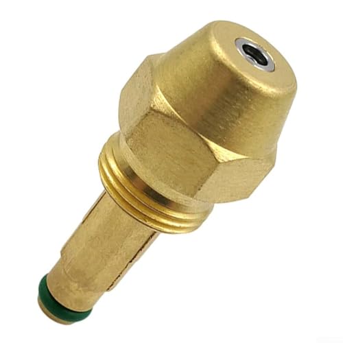Desiumite Messing-Siphon-Öldüse, Altölbrenner-Düse, Zubehör, für Diesel, Schweröl, Kerosin, Zerstäubung, mit einstellbarem Sprühwinkel und Durchflussmenge (1,2 mm) von Desiumite