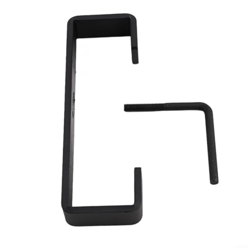 Desiumite Metall-Beton-Pfosten-Clip-Sicherheitshalterung Aluminium-Zaun-Clip-Befestigungssystem mit C-Clip und L-Pfosten für Standard-Pfosten, 10,2 cm Pfosten, Gartenzaun von Desiumite
