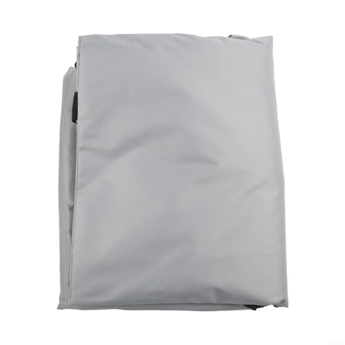 Desiumite Outdoor-Kühlschrank-Abdeckung, wasserdicht, 210D-Oxford-Stoff, staubdicht, feuchtigkeitsbeständig, Schutzhülle für Mini-Gefrierschränke und Getränkekühlschränke mit Seite (grau L) von Desiumite