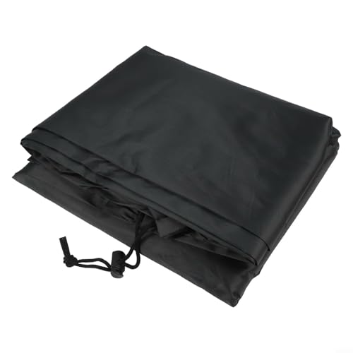 Desiumite Rechteckige Poolabdeckung, wasserdicht, 210D Oxford-Gewebe, UV-Schutz, wärmereflektierende Schwimmbadabdeckung, für Garten und Außenpools schwarz (400 x 211 cm) von Desiumite