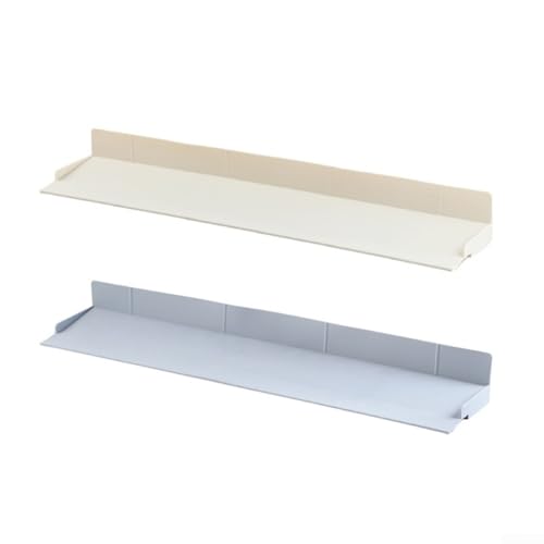 Desiumite Silikon-Küchenspüle-Kantenschutz, 70 cm, wasserdicht, Anti-Rutsch-Matte mit 8 ° Neigung und Saugnapf-Boden für Arbeitsplatte, Spritzschutz (blaugrau) von Desiumite