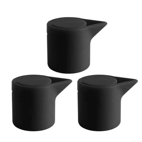 Desiumite Silikon-Weinflaschenverschluss, auslaufsicher, Korken für Weinkonservierung, Zuhause, Bar, Zubehör, wiederverwendbar, luftdicht, mehrere Farben (schwarz) von Desiumite