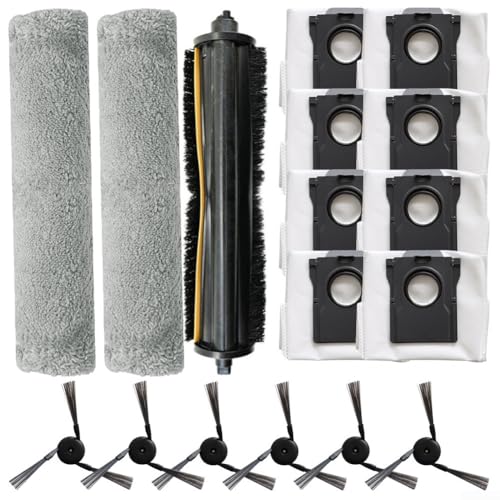 Desiumite Staubsauger Zubehör Set Hauptbürste Seitenbürste Wischmopp Tasche Ersatzzubehör für Z5 Z5 Pro Z50 Ultra Roboter Staubsauger Reinigungsset Effiziente Reinigung (B) von Desiumite