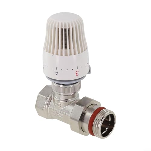 Desiumite Thermostatventil Rücklauftemperaturbegrenzer Kunststoff Messing Automatische Wasserregelung für Fußbodenheizung Heizkörper Einstellbare Präzisionsdurchflussregulierung Desiumite Thermostatventil Rücklauftemperaturbegrenzer Kunststoff Messing Automatische Wasserregelung für Fußbodenheizung Heizkörper Einstellbare Präzisionsdurchflussregulierung von Desiumite