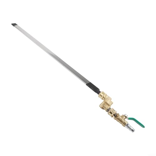 Desiumite Tragbares Heizkörper-Reinigungswerkzeug, 4500 PSI Hochdruck-Spülreiniger, Edelstahl, 60 cm, mit 1/4-Zoll-Schnellanschluss (B) von Desiumite