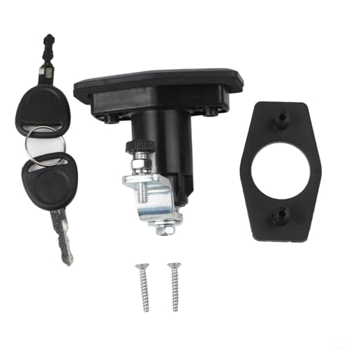 Desiumite Türschloss für Wohnwagen und Wohnmobil, mit 2 Schlüsseln, Druckknopfverschluss für Schrank oder Wohnmobile, passend für 27–50 mm dicke Türen, langlebiges Nylon und Zink Desiumite Türschloss für Wohnwagen und Wohnmobil, mit 2 Schlüsseln, Druckknopfverschluss für Schrank oder Wohnmobile, passend für 27–50 mm dicke Türen, langlebiges Nylon und Zink von Desiumite