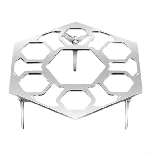 Desiumite Vielseitiger Edelstahl-Dampfgarer für Eier, Gemüse, Meeresfrüchte, Tamales, Krabben, stapelbares Design für effizientes Kochen, 17 x 19,5 x 6,7 cm von Desiumite