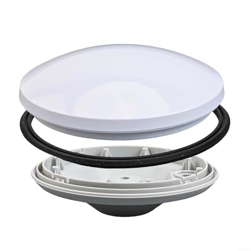 Desiumite Wasserdichtes IP67 GNSS Antennengehäuse für präzise Positionierung für Vermessungsgeräte Outdoor-Grade ABS-Material einfache Installation Blau Schwarz (schwarz) von Desiumite
