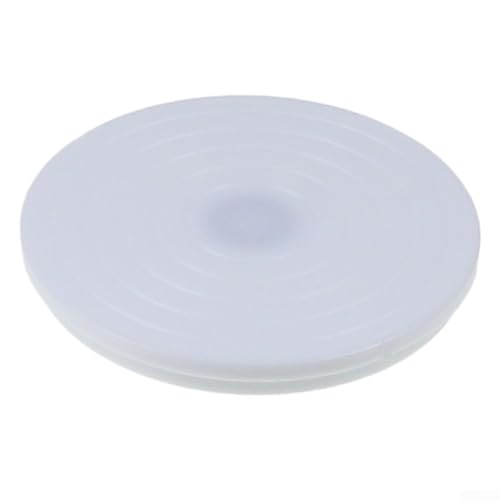 Drehteller aus ABS-Material mit 360-Grad-Rotation und Messskala für präzise Kuchenarbeiten (weiß) von Desiumite