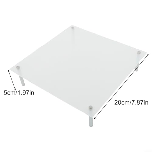 Eleganter Acryl-Ständer für Kuchen und Cupcakes, perfekt für die Präsentation von Leckereien bei Veranstaltungen (mittlere Größe 20 cm) von Desiumite