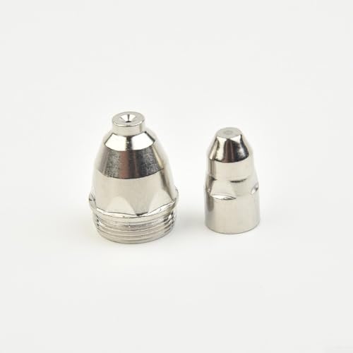 Elektroden- und Düsenset für P80 Plasmaschneidbrenner, 20 Stück, geeignet für Plasmamaschinen der CUT-Serie (1,1 mm) von Desiumite