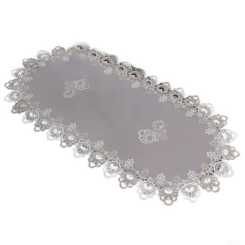 Feuchtigkeitsabsorbierende Spitzentischdecke, elegantes Design für verschiedene Anlässe und den Heimgebrauch (a) von Desiumite