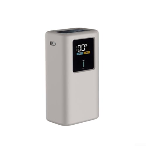 Für CUKTECH 10 Mini Power Bank Silikonhülle bietet umfassenden Staub- und Fallschutz mit praktischem Ladeanschluss (grau) von Desiumite