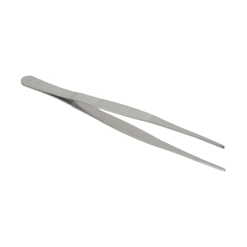 Grillzange aus Edelstahl, ideal zum Grillen und Servieren von Buffets (20 cm) von Desiumite