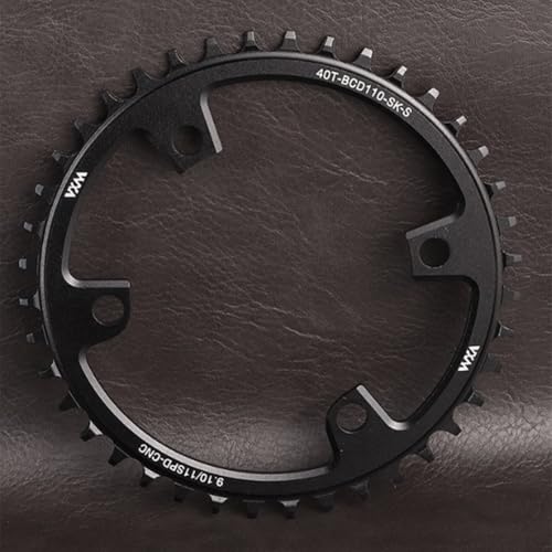 Hochleistungs-Rennrad-Kettenblatt 110BCD, 4 Schrauben, erhältlich in 36T, 38T, 40T, 42T, 44T, entworfen für 9 11-Gang-Systeme (40T) von Desiumite