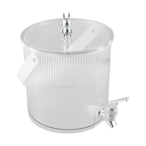 Kaltwasserspender, 3 5 l/5 l, mit benutzerfreundlichem Design und Auslaufschutz-Technologie (weiß, 3,5 l) von Desiumite